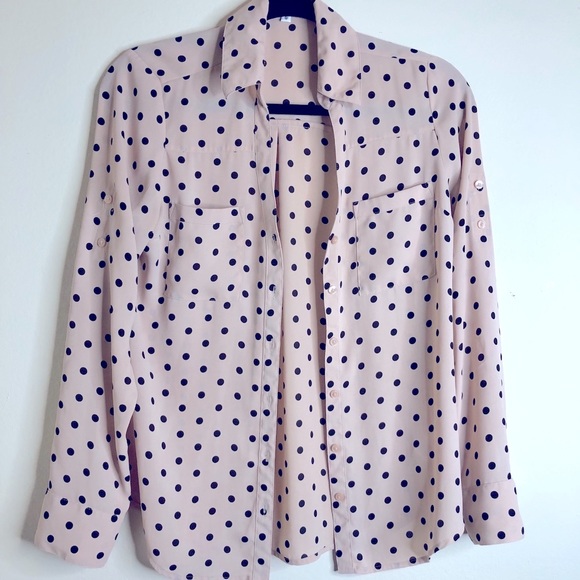 Express Polka dot blouse - Picture 1 of 2